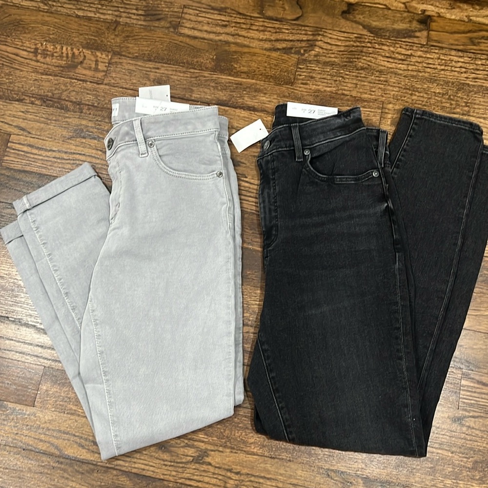 2 pairs of loft jeans sold TOGETHER